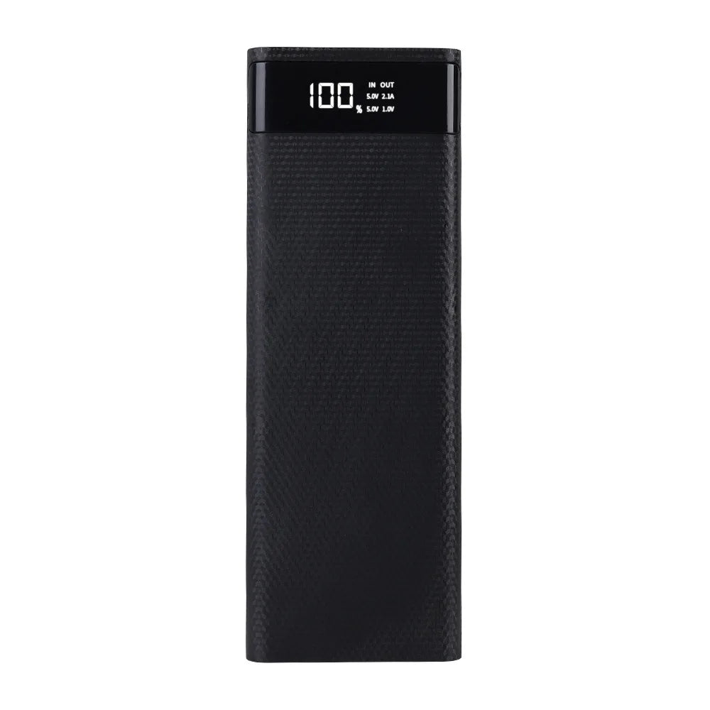 10*18650 Dual USB 5V 2A Powerbank Charger Case With Flashlight Digital Display 50000Mah 18650 Battery Charging Storage Box