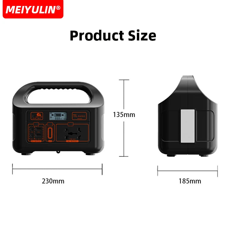 150W Portable Power Station 144Wh 220V 110V Solar Generator USB AC External Spare Battery Charger for Outdoor Camping Powerbank