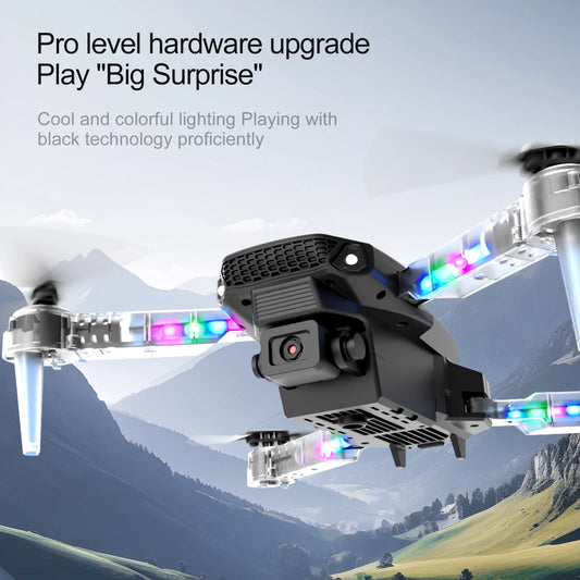 New E88D Screen RC Drone 4K Dual Camera 2.4G Remote Control Quadcopter Toys Optical Flow Localization One-button Take-off Drones