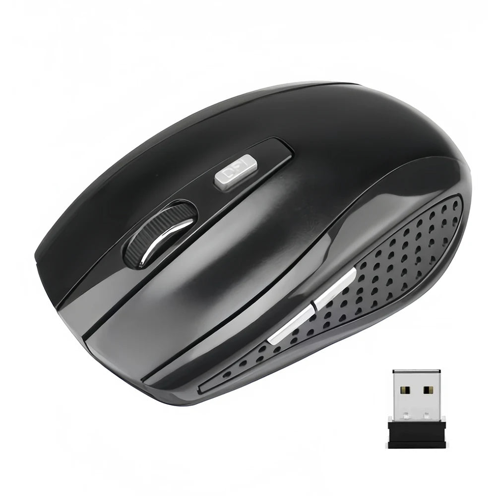 2.4G Portable Wireless Mouse Ergonomic Mice For Laptop iPad Tablet Notebook Mobile Phone Optical Office Gaming Mouse USB Adapter