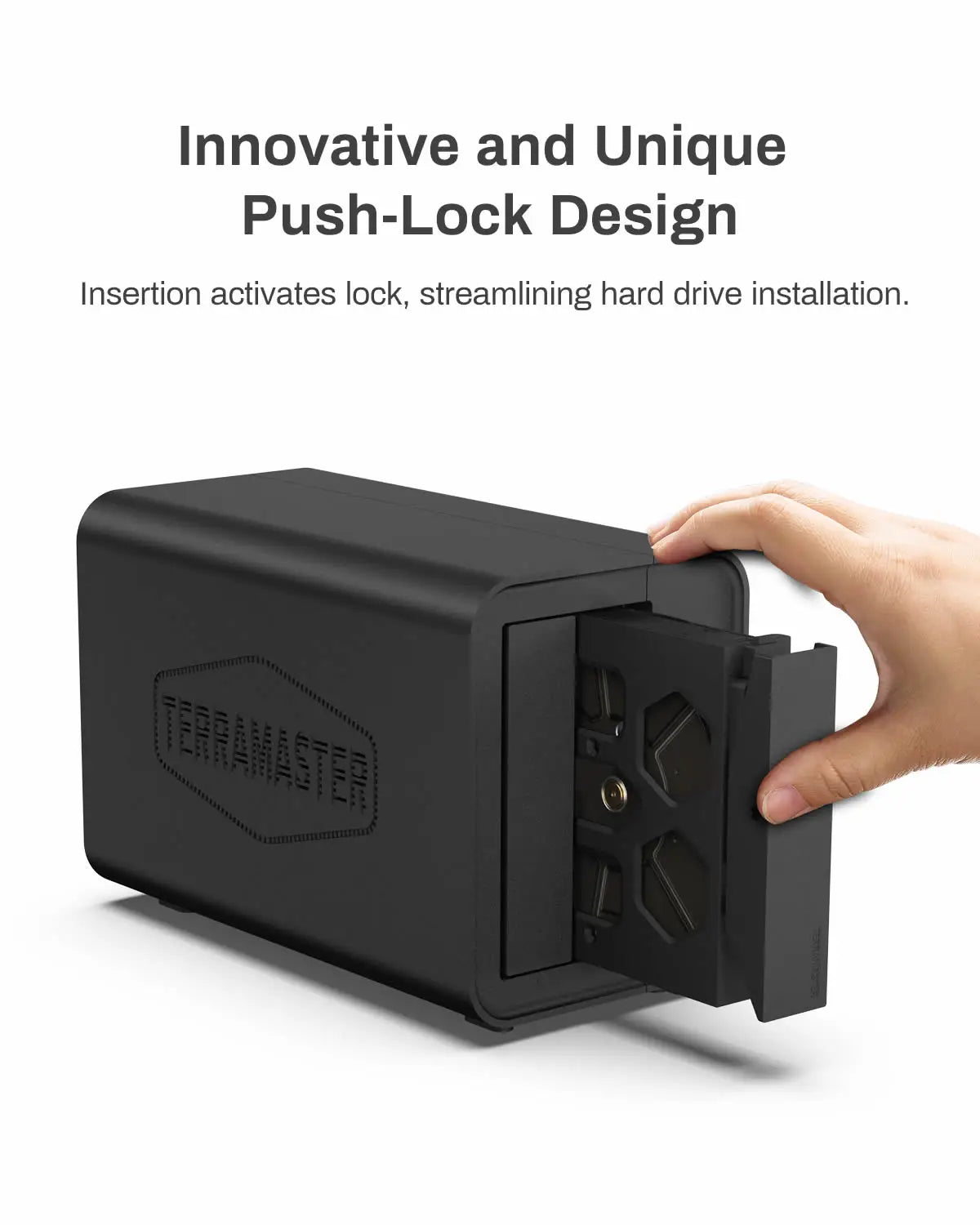 TERRAMASTER D2-320 USB RAID Enclosure – USB 3.2 Gen 2 10Gbps Type C Supports RAID 0, 1, Single, JBOD (Diskless)