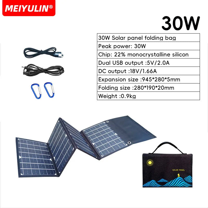 150W Portable Power Station 144Wh 220V 110V Solar Generator USB AC External Spare Battery Charger for Outdoor Camping Powerbank