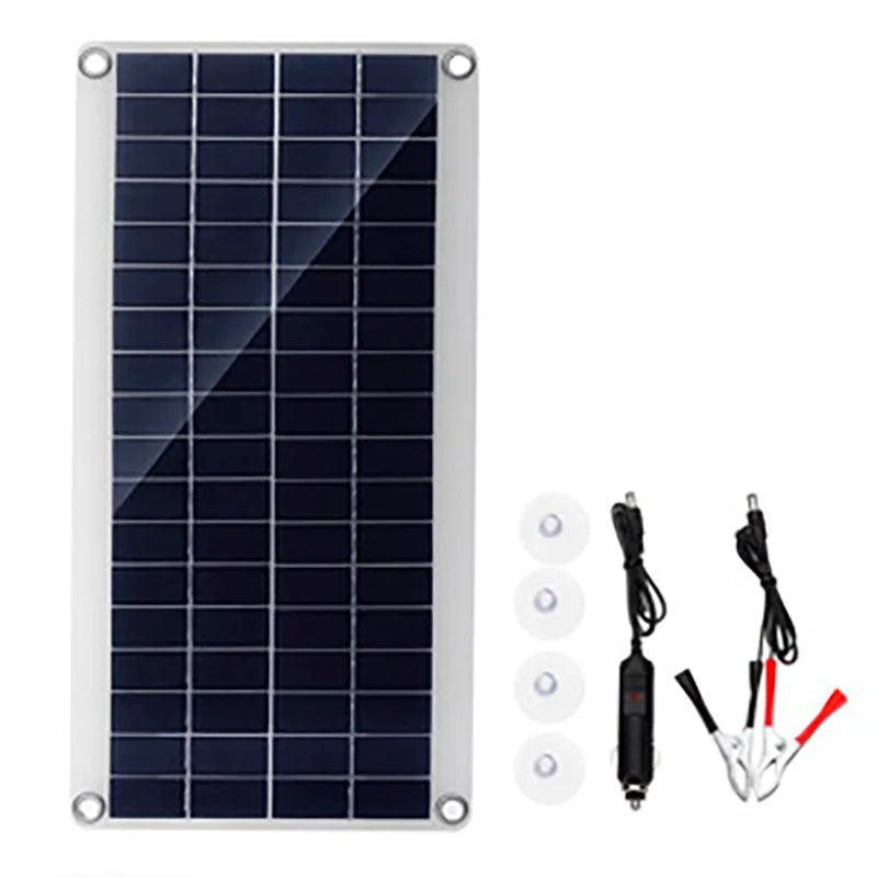 1000W Flexible Solar Panel Kit With 2 USB Complete Portable Power Generator Solar Electric Station For Home Car Yacht RV Boat