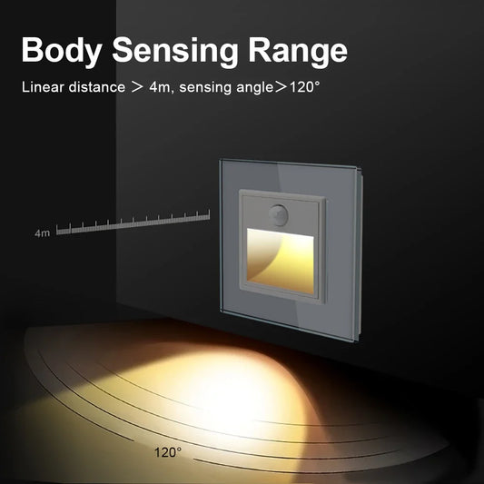 Livolo Footlights Switch Porch Corridor Corner Lamp Switch Touch Control Intelligent Sensor Light in Dark for Work In Darkness