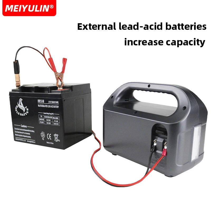 150W Portable Power Station 144Wh 220V 110V Solar Generator USB AC External Spare Battery Charger for Outdoor Camping Powerbank