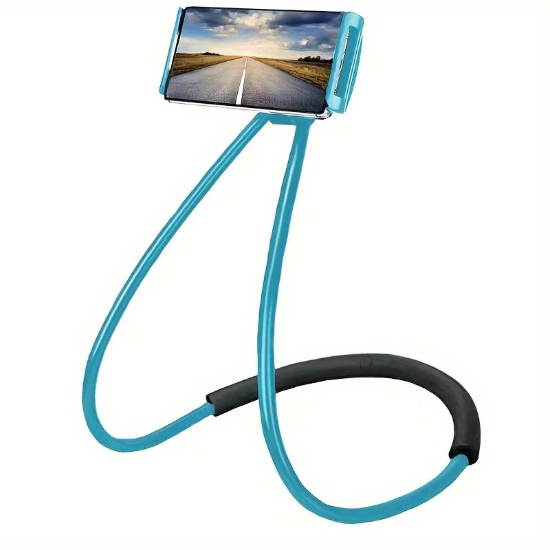 Multifunctional Bedside Lazy Neck Universal Mobile Phone Holder Extendable Neck Hanging Selfie Stick Rack Adjustable 360°Free
