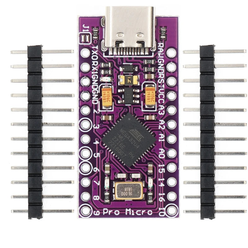 Pro Micro With The Bootloader ATmega32U4 5V/16MHz Module Controller Mega32U4 Leonardo