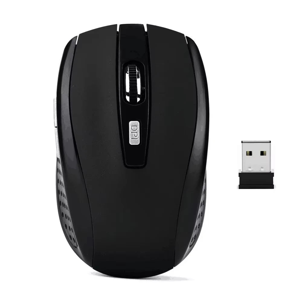 2.4G Portable Wireless Mouse Ergonomic Mice For Laptop iPad Tablet Notebook Mobile Phone Optical Office Gaming Mouse USB Adapter