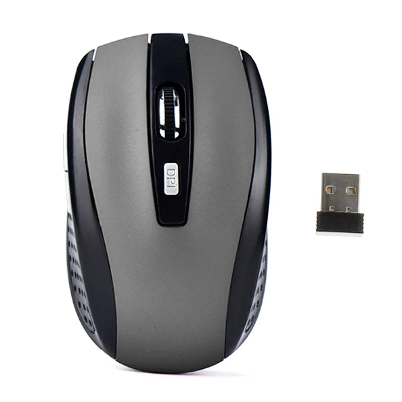 2.4G Portable Wireless Mouse Ergonomic Mice For Laptop iPad Tablet Notebook Mobile Phone Optical Office Gaming Mouse USB Adapter