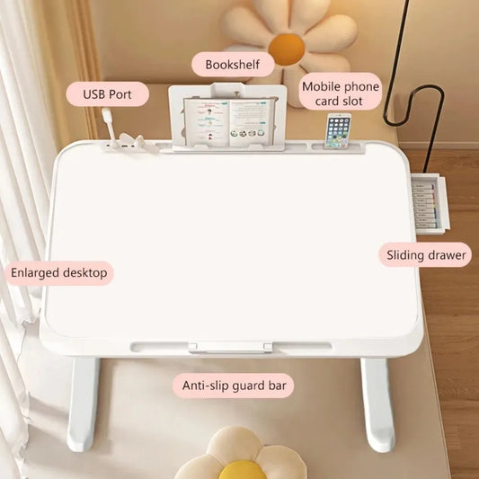 Foldable Laptop Table Adjustable Liftable Laptop Dormitory Student Desk Office Small Desk Board Simple Home Children Study Desks