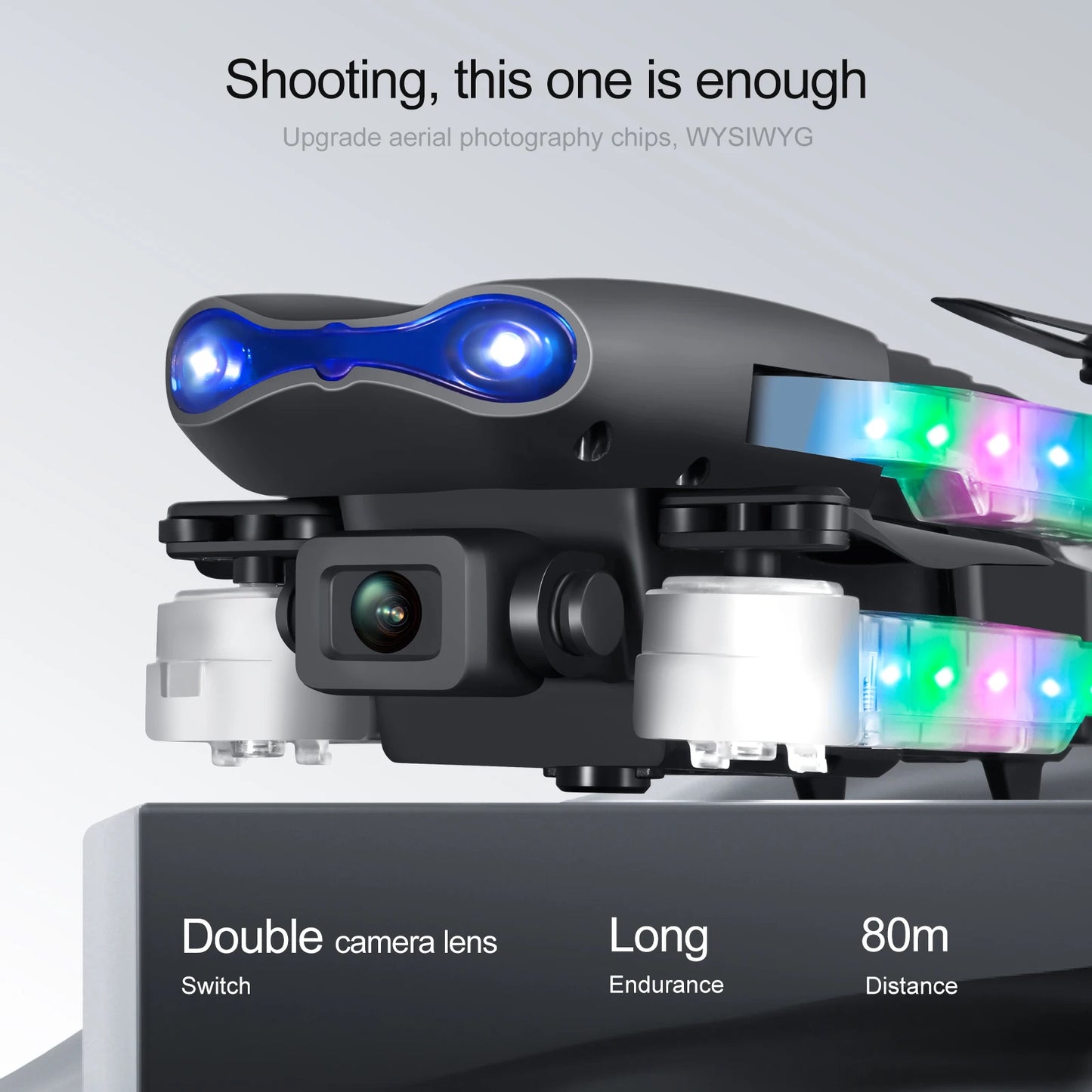 New E88D Screen RC Drone 4K Dual Camera 2.4G Remote Control Quadcopter Toys Optical Flow Localization One-button Take-off Drones