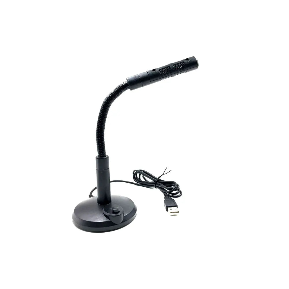 Studio Microphone Speech Mic Stand Holder USB Desktop Microphone for Computer Gaming Recording Chatting Singing Meeting