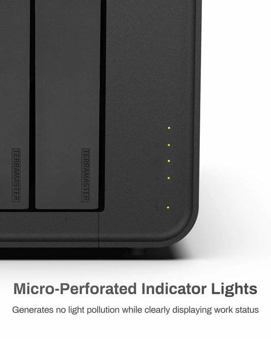 TERRAMASTRER F4-424 NAS Storage 4Bay – N95 Quad-Core CPU, 8GB DDR5 RAM, Network Attached Storage  (Diskless)