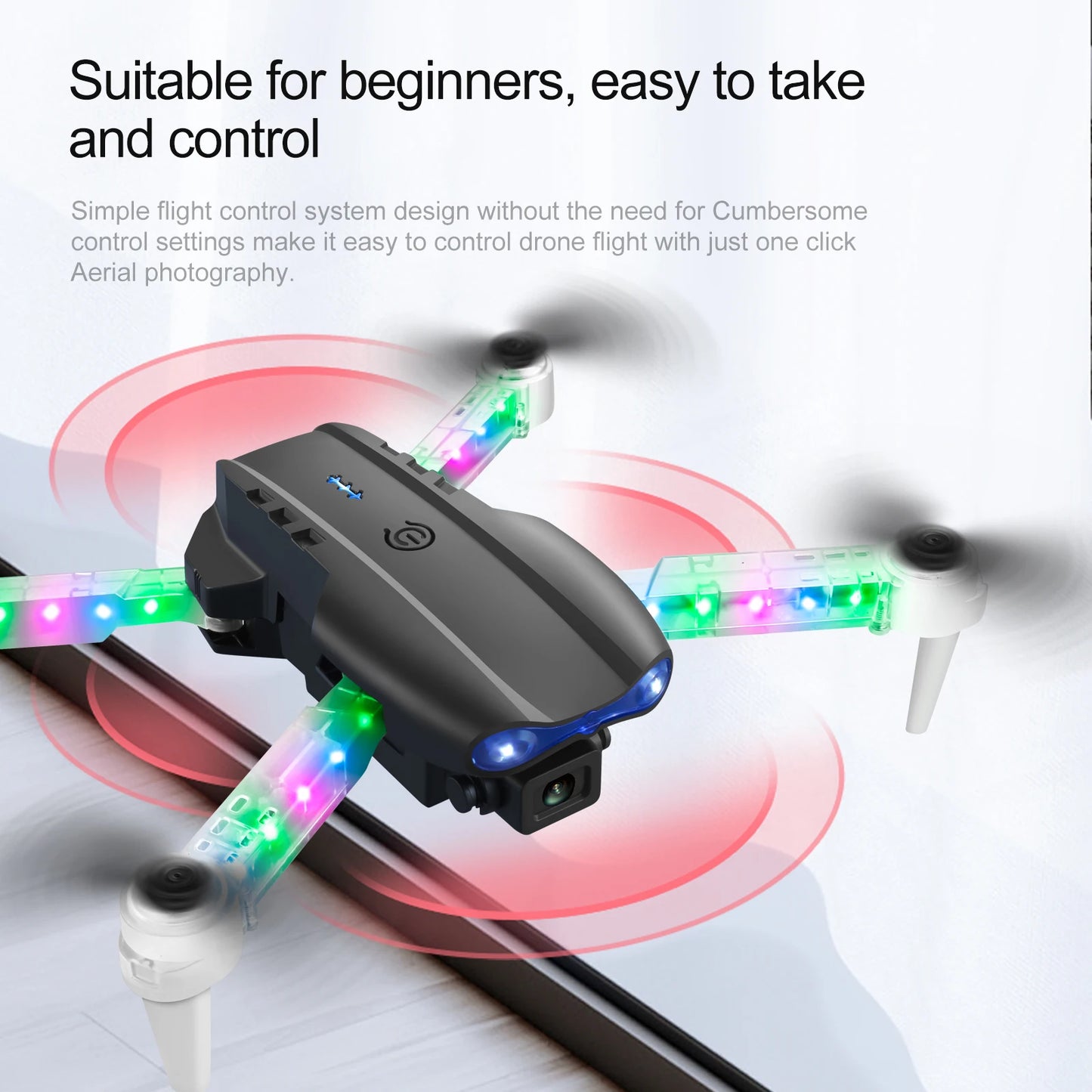 New E88D Screen RC Drone 4K Dual Camera 2.4G Remote Control Quadcopter Toys Optical Flow Localization One-button Take-off Drones