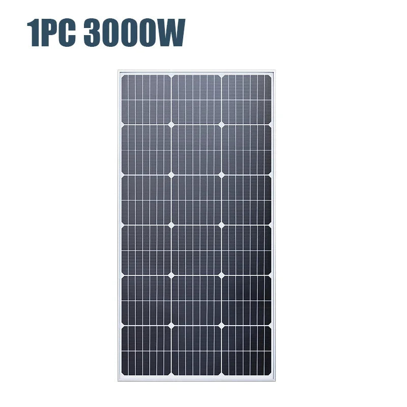 6000W 3000W Solar Panel Power Generator 18V High Efficiency Portable Flexible Charging Outdoor Solar Cells For Home Camping