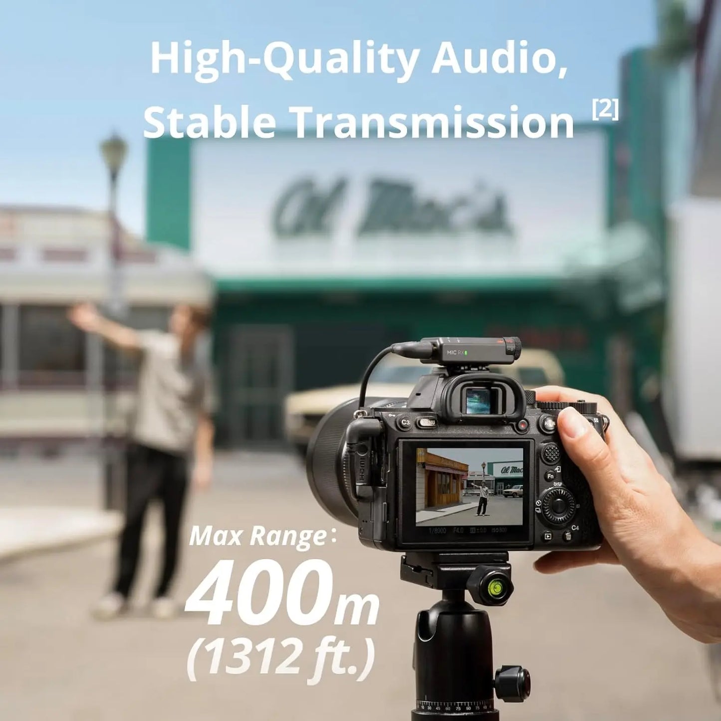 DJI Mic Mini Wireless Microphone with Intelligent Noise Cancelling High-Quality Audio With Stable Transmission