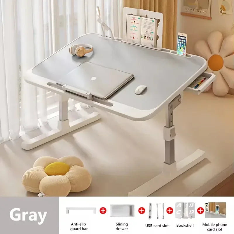 Foldable Laptop Table Liftable Laptop Dormitory Strong Load-bearing Capacity Small Desk Board Children Adjustable Study Desks