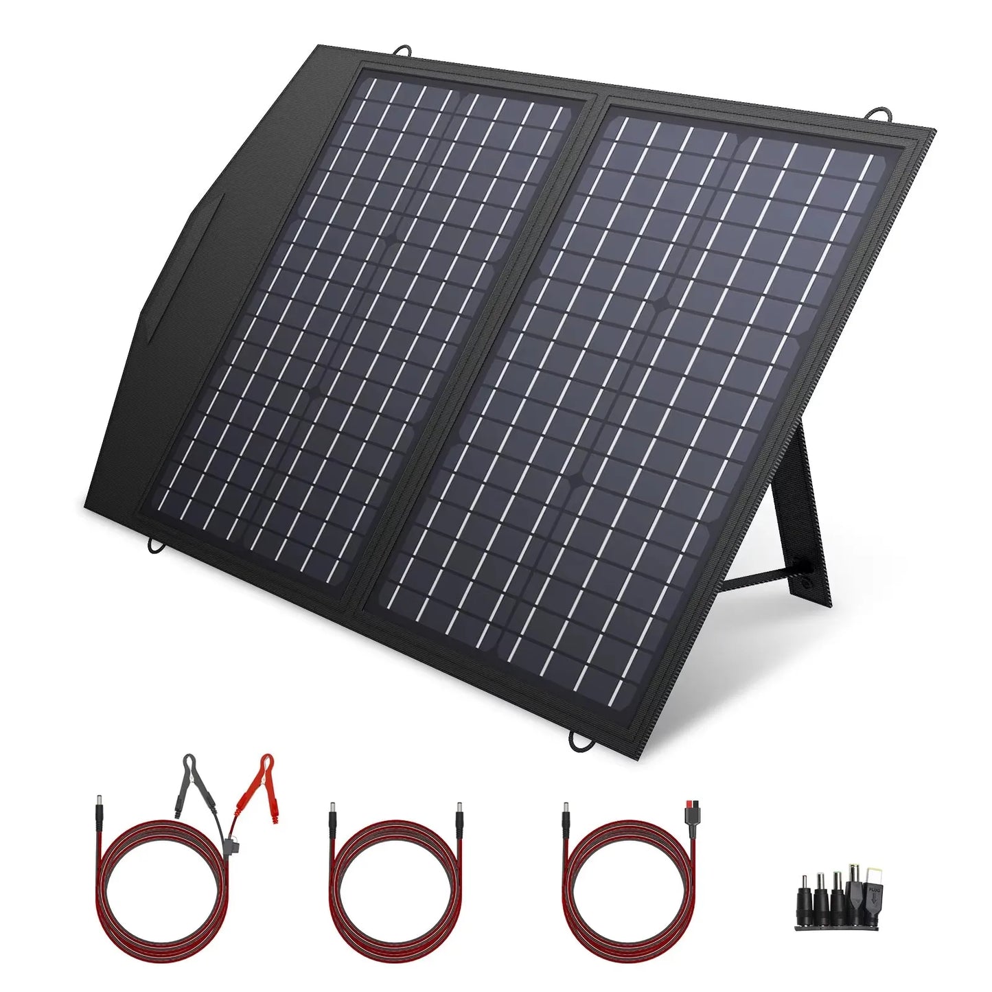 Foldable Solar Panel 8V 60W 100W 140W 200W Mobile Solar Charger for Power Supply Laptop Solar Generator Fishing