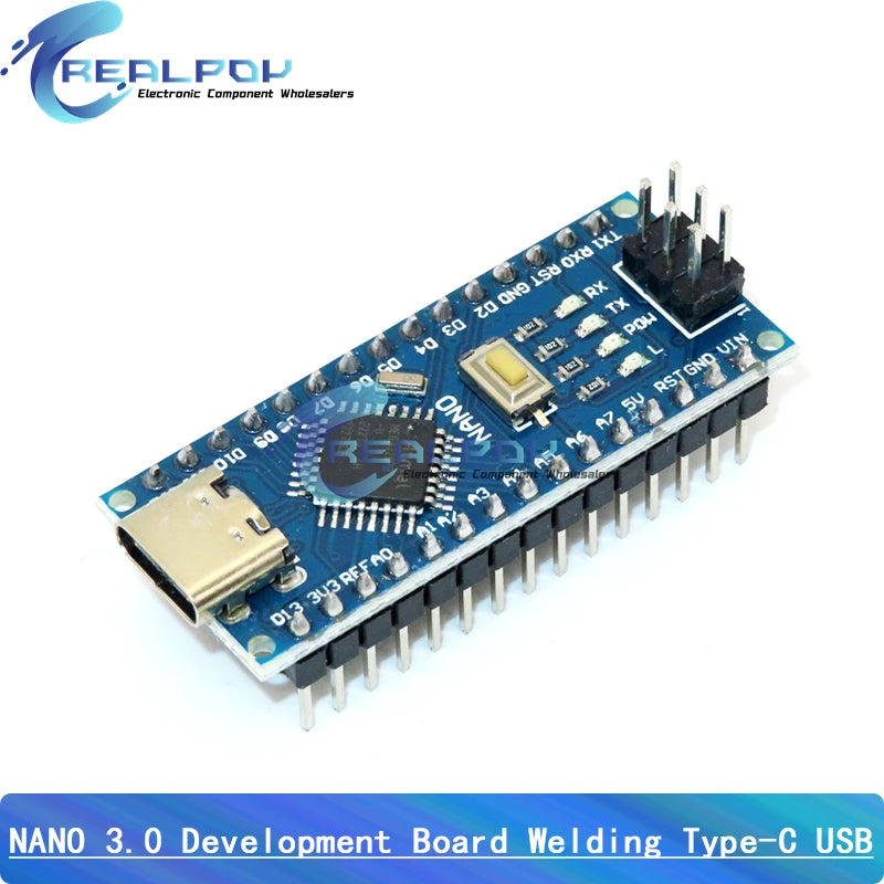 Mini / Type-C / Micro USB Nano 3.0 With bootloader compatible controller for arduino CH340 USB driver 16Mhz ATMEGA328P USB Cable