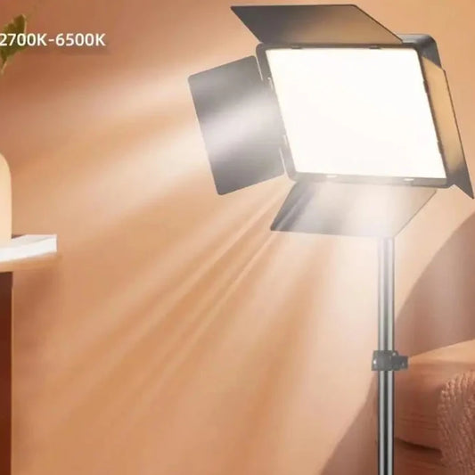10" Selfie Light,  Square Light with Tripod Stand LED Dimmable Desktop Beauty Selfie Light for YouTube Video,Live Stream,Makeup