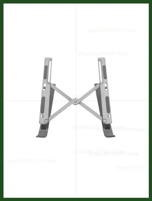 2025 New Adjustable Laptop Stand for Desk Portable Metal Foldable Riser Compatible With 10-18 Inch Laptops Tablet Ergonomic Grey