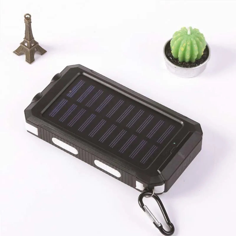 50000mAh Solar Power Bank  Portable Charging Poverbank External Battery Charger Strong Light LDE  for All Smartphones For Xiaomi