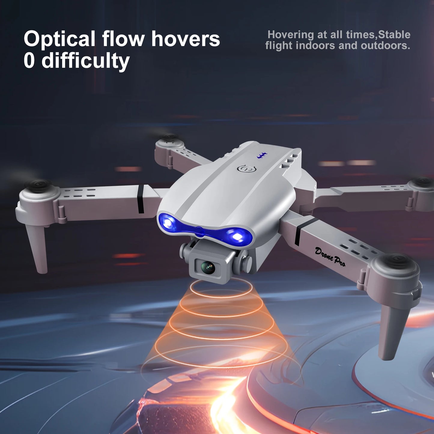 2025 New E88/E99 4K Dual Camera RC Dron FPV with Screen Quadcopter Children's Novice Toy Airplane Optical Flow Positioning Drone
