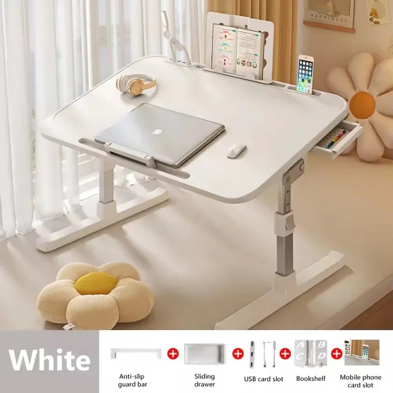 Foldable Laptop Table Adjustable Liftable Laptop Dormitory Student Desk Office Small Desk Board Simple Home Children Study Desks