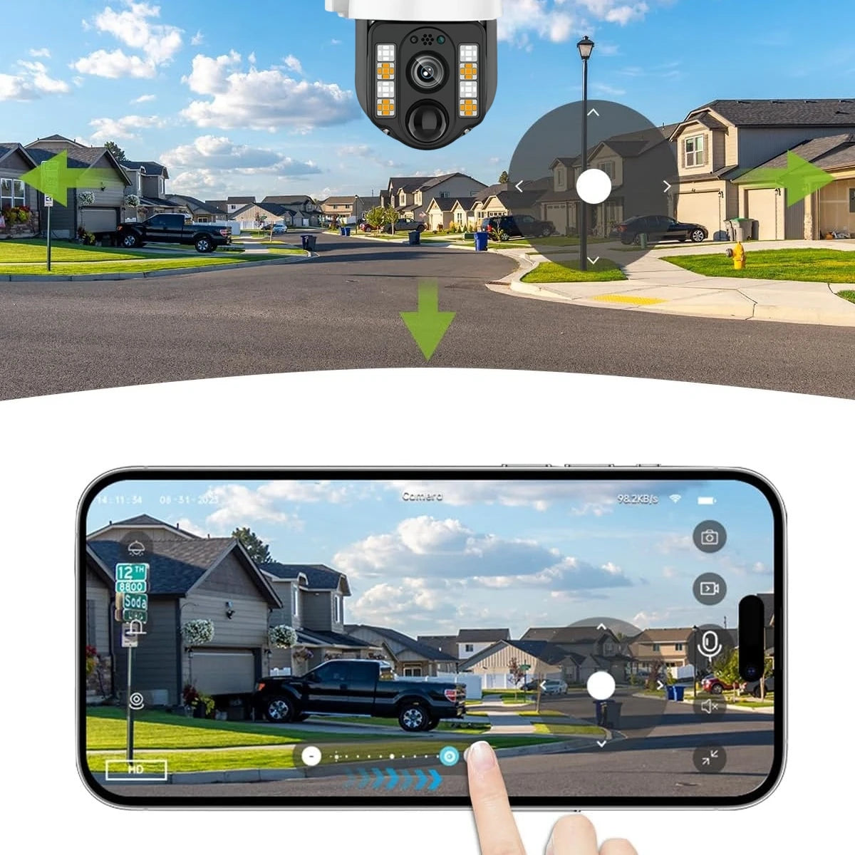 Solar Camera 4G Sim Outdoor PIR Human Detect Wireless Camara Powered Energy Waterproof CCTV Home Security Protection V380 Pro