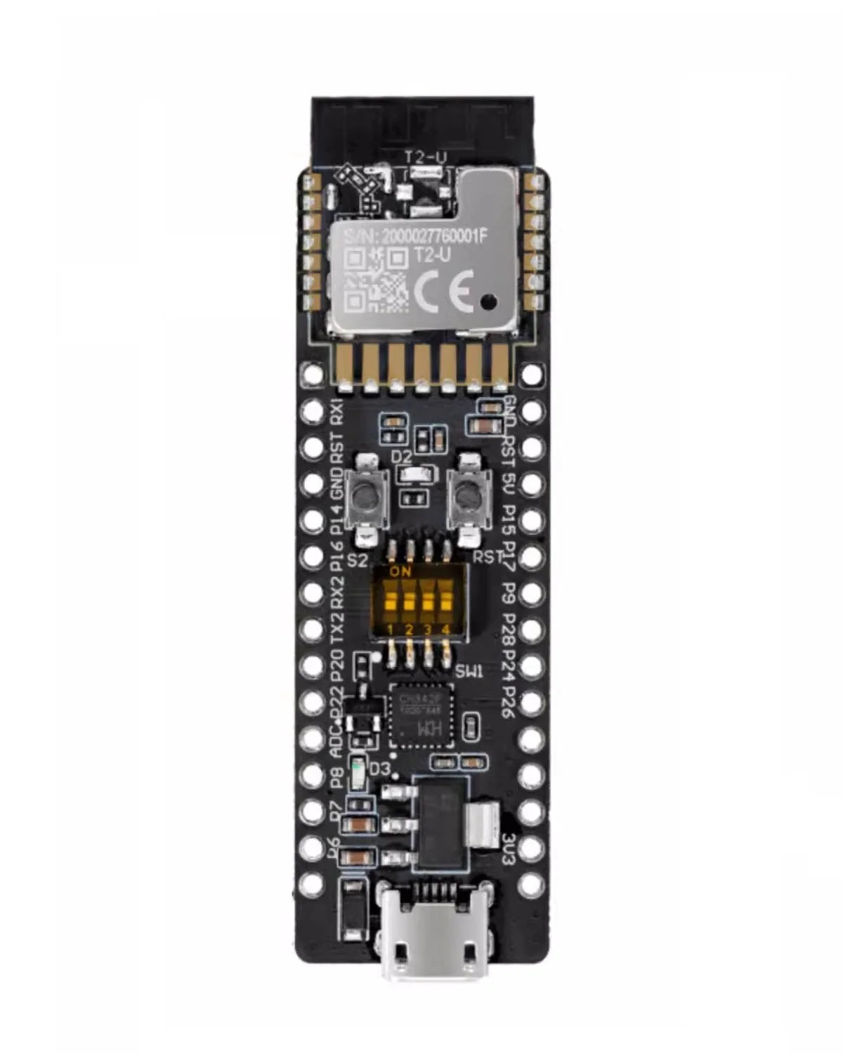 TuyaOS T2-U Wi-Fi/Bluetooth IoT Development Board