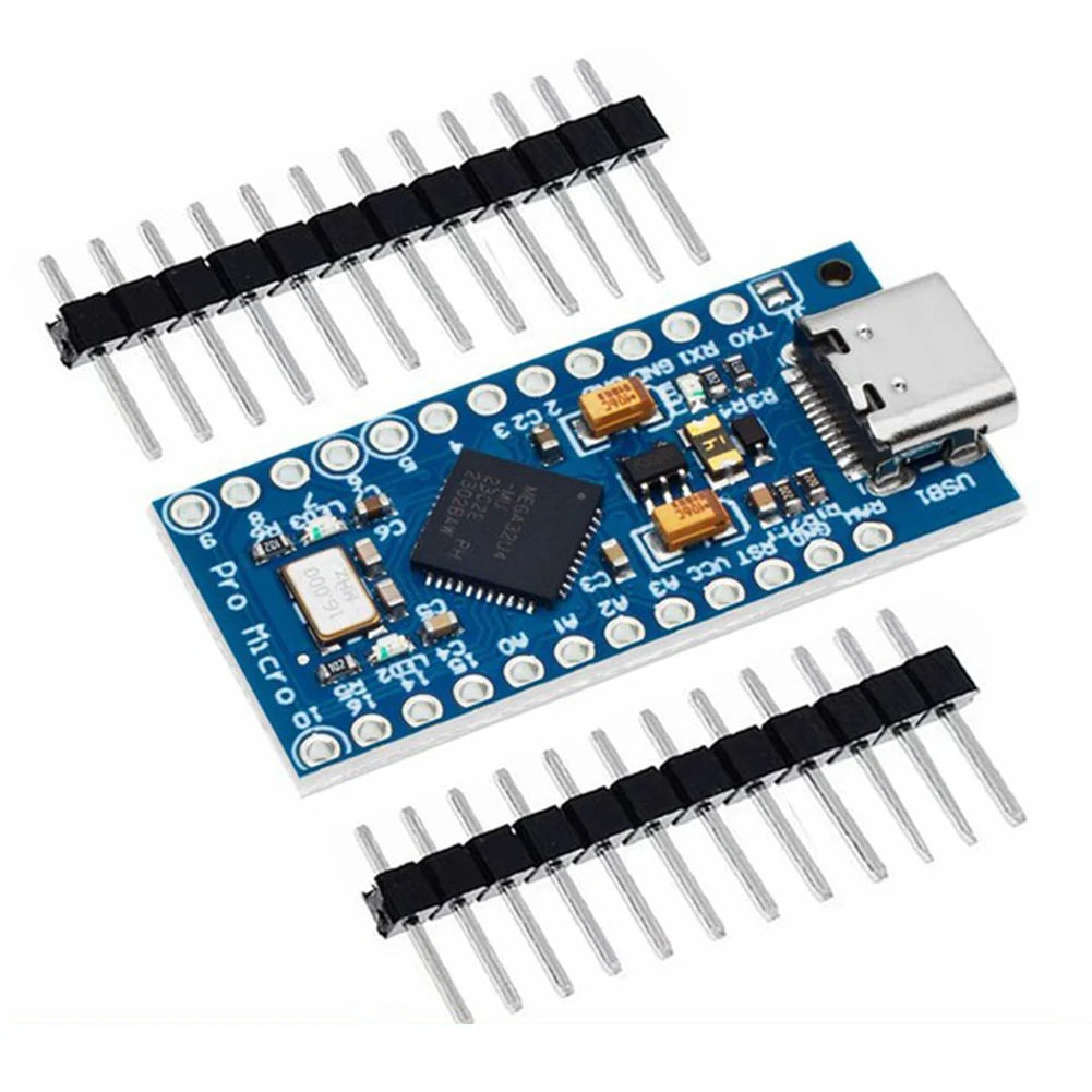 Pro Micro Module Controller With 2 Row Pin Header ATmega32U4 5V/16MHz Micro-USB Development Module Board for Arduino IDE V1.0.1