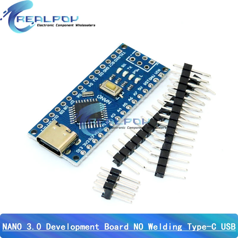 Mini / Type-C / Micro USB Nano 3.0 With bootloader compatible controller for arduino CH340 USB driver 16Mhz ATMEGA328P USB Cable