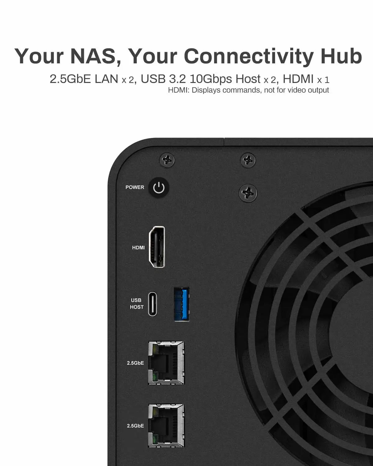 TERRAMASTRER F4-424 NAS Storage 4Bay – N95 Quad-Core CPU, 8GB DDR5 RAM, Network Attached Storage  (Diskless)