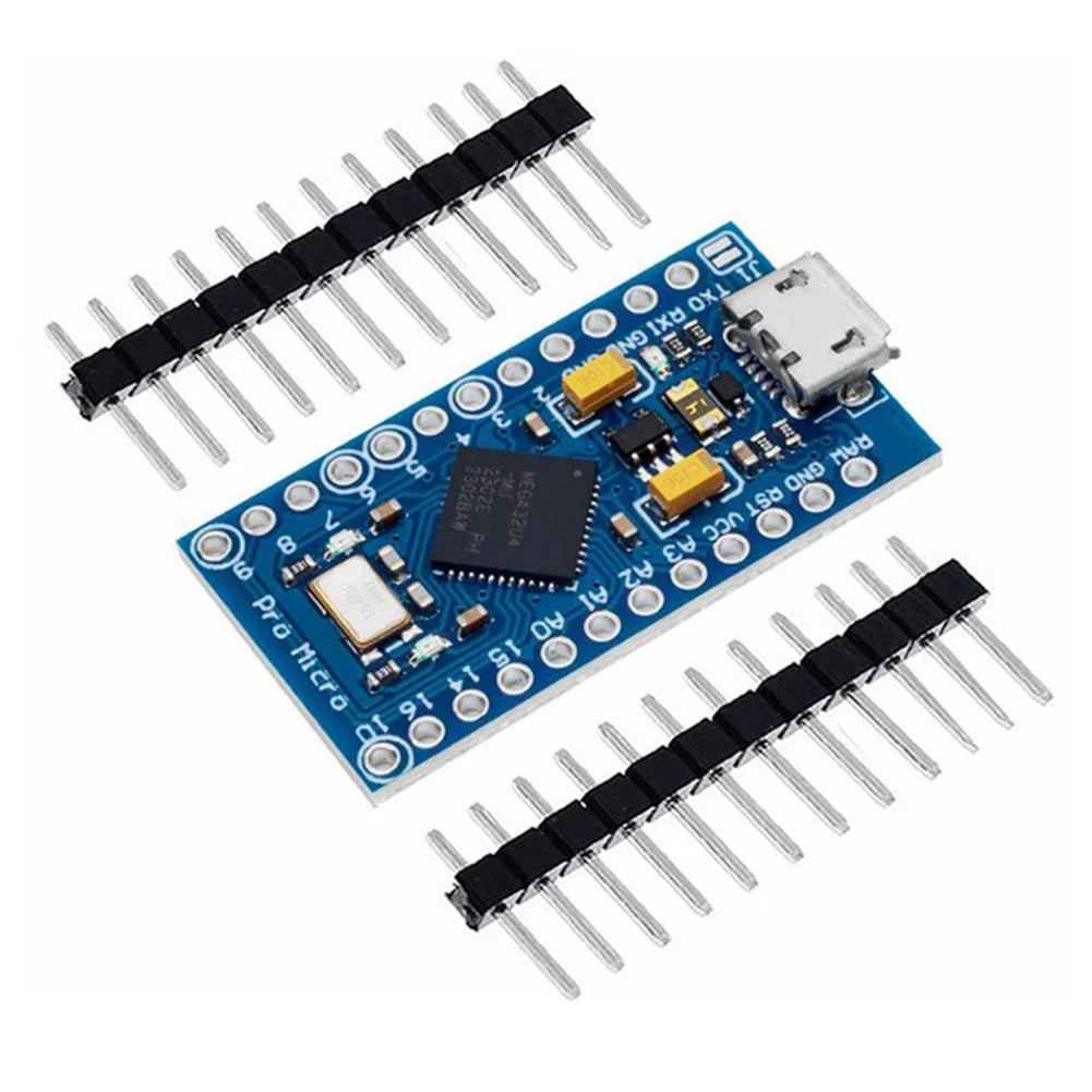 Pro Micro Module Controller With 2 Row Pin Header ATmega32U4 5V/16MHz Micro-USB Development Module Board for Arduino IDE V1.0.1