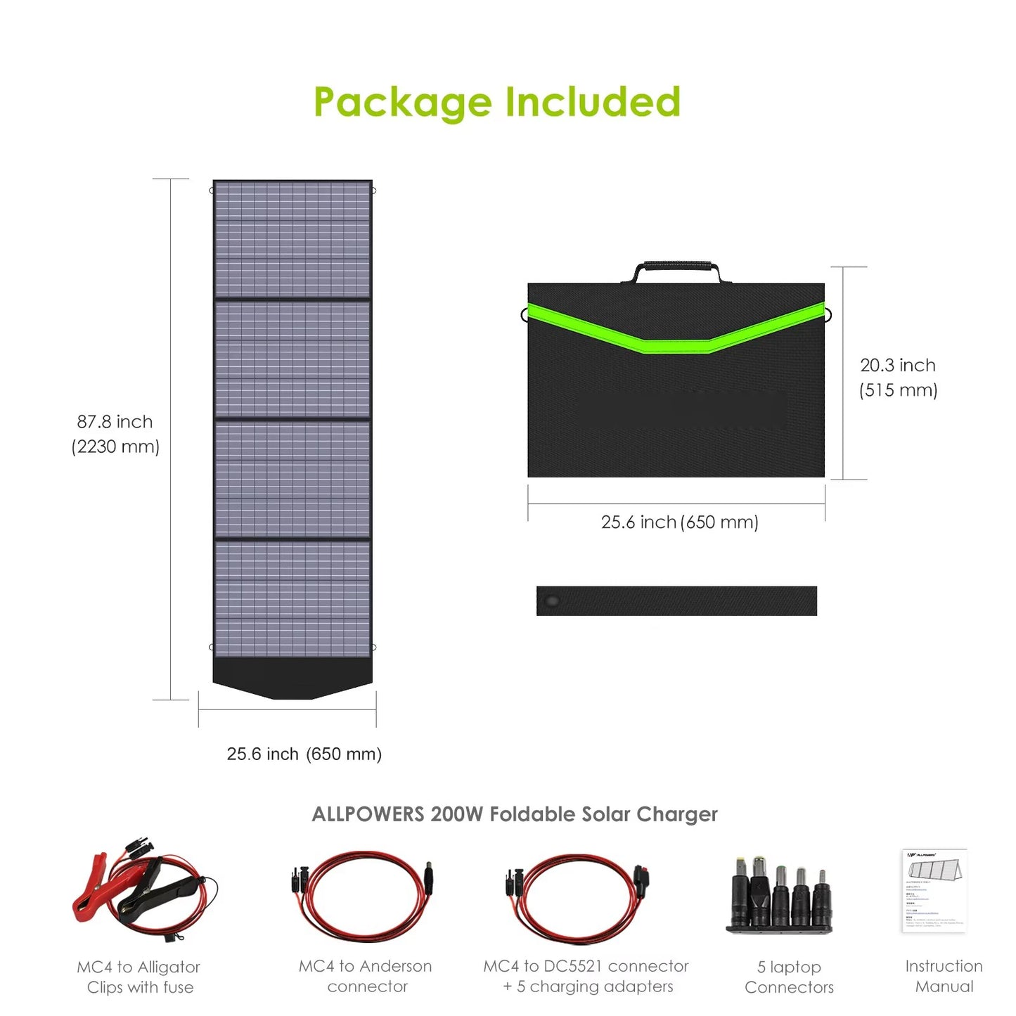 Foldable Solar Panel 8V 60W 100W 140W 200W Mobile Solar Charger for Power Supply Laptop Solar Generator Fishing