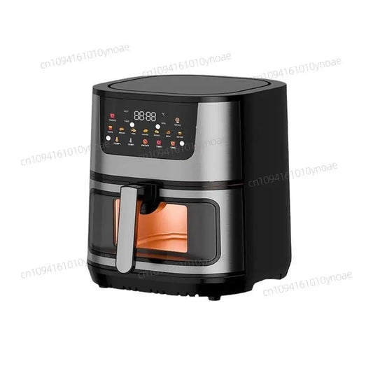 15L Commercial Air Fryer Large Capacity Air Fryer Visible Stainless Steel Multifunctional Cross-border Electric Fryer