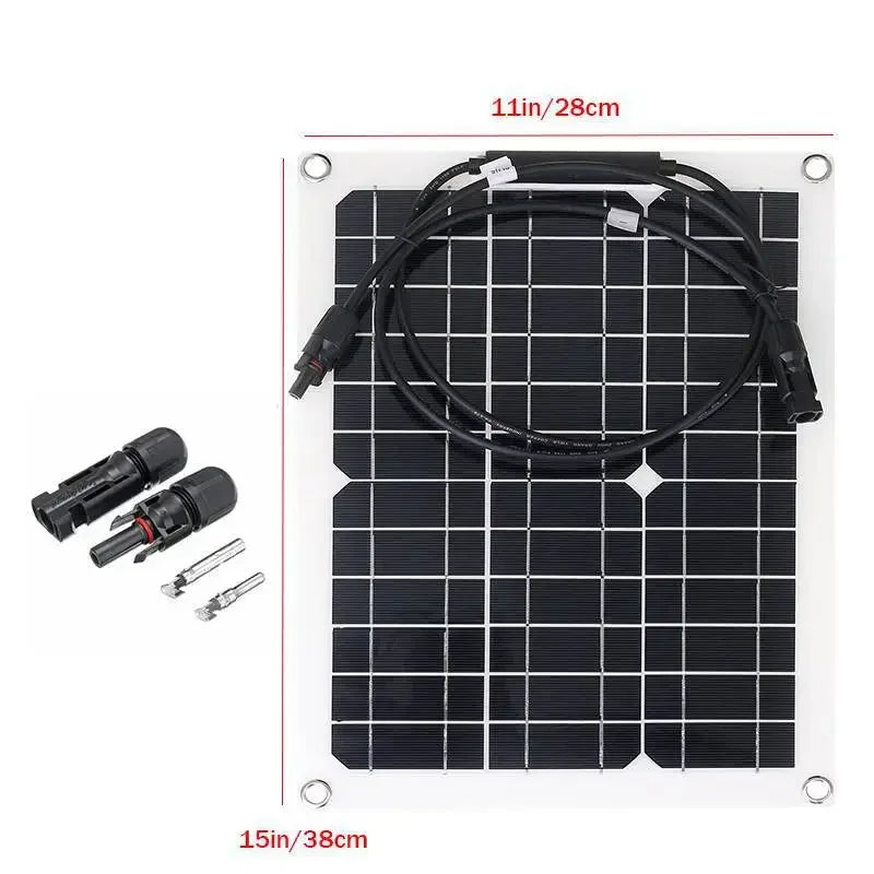 600W Portable Solar Inverter Kit Portable 4000W Solar Generator Kit | 12V Battery to 110V/220V AC Power – Ideal for RV, Camping