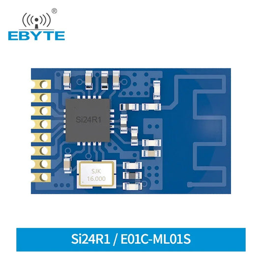 E01C-ML01S Si24R1 IOT Electronic Components 300m SMD Module 2.4GHz 7dBm EBYTE Wireless Modules PCB Antenna SPI Interface
