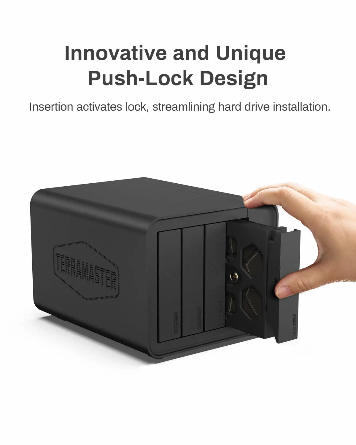 TERRAMASTRER F4-424 NAS Storage 4Bay – N95 Quad-Core CPU, 8GB DDR5 RAM, Network Attached Storage  (Diskless)