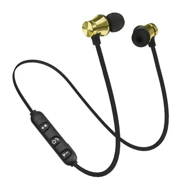 XT11 sports magnetic Bluetooth earphone in ear wireless neckband headphones stereo music headset with mic for samrtphones